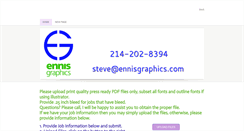 Desktop Screenshot of ennisgraphics.com